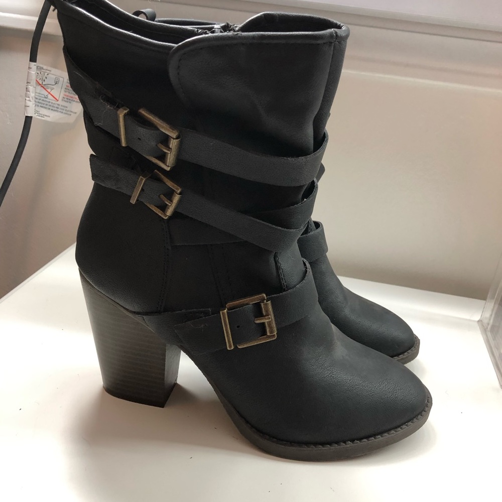 Black booties